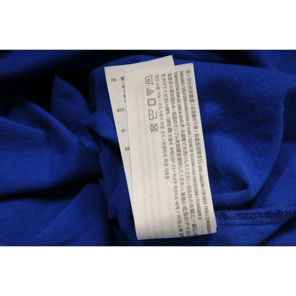 Hollister Mens Logo Long Sleeve T Shirt Small Southern California Spell Out Blue - Picture 8 of 9